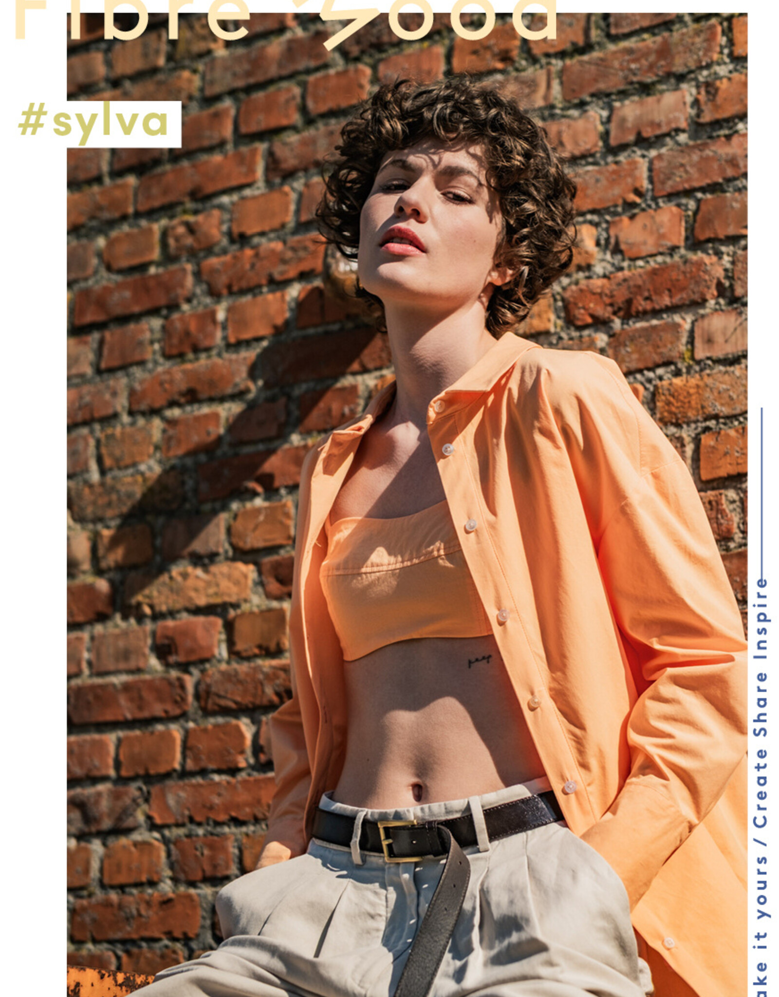 Fibre Mood Stone Washed Katoen - Peach - Sylva - Libbie