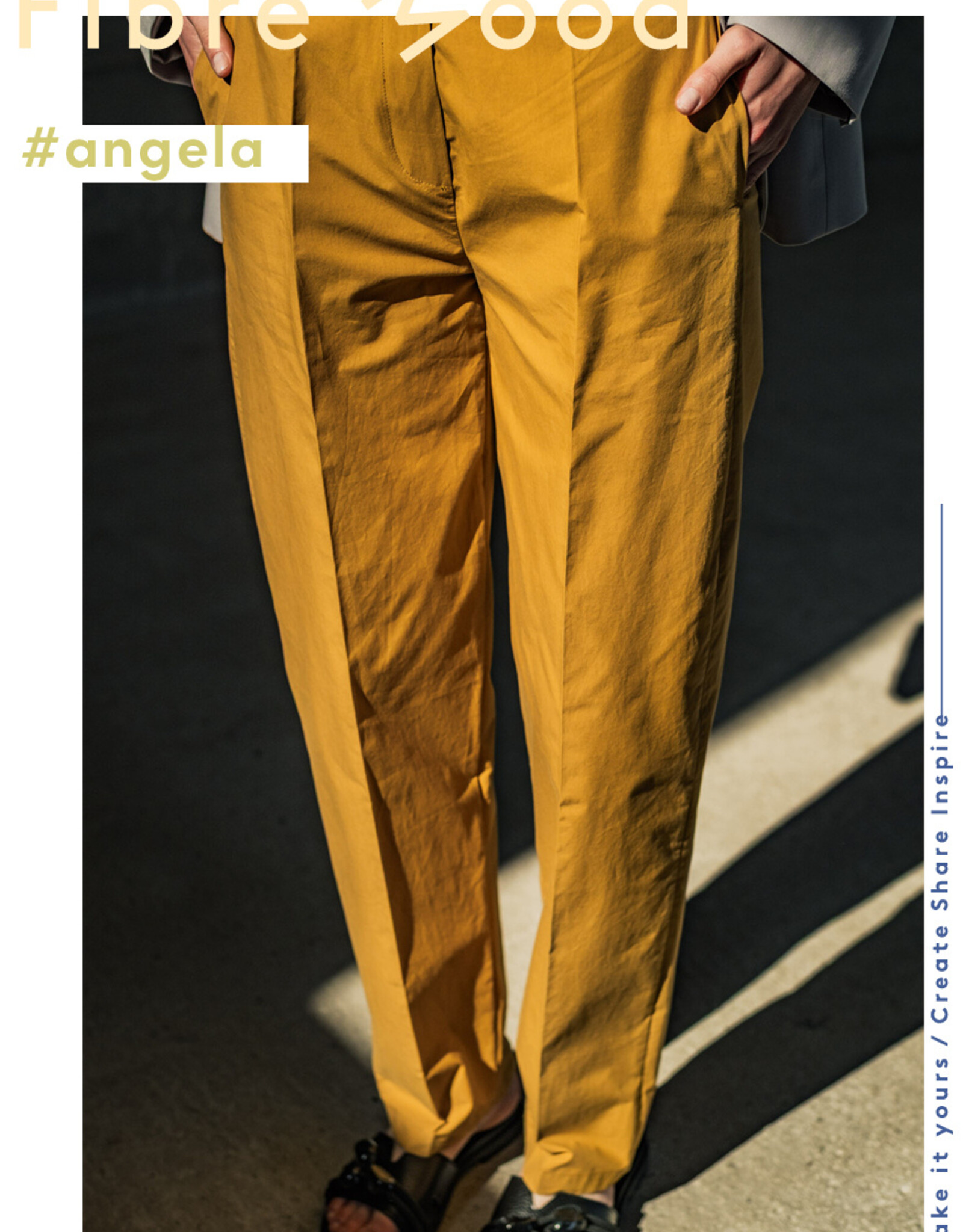 Fibre Mood Stone Washed Katoen - Brown - Angela