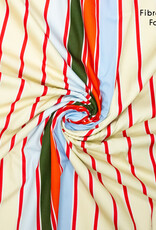 Fibre Mood Poplin Stripes - Sylva