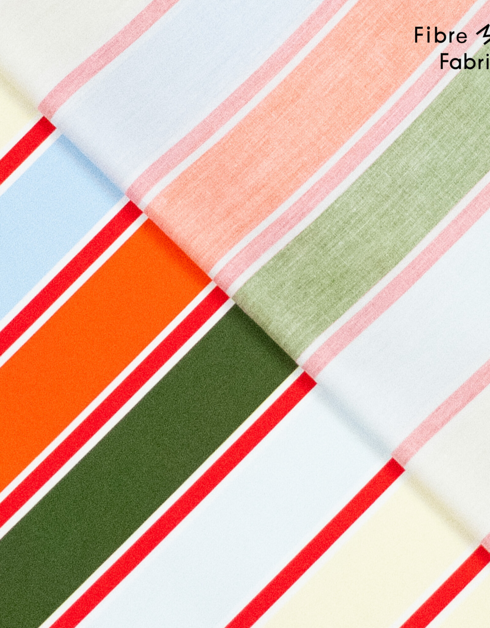 Fibre Mood Poplin Stripes - Sylva