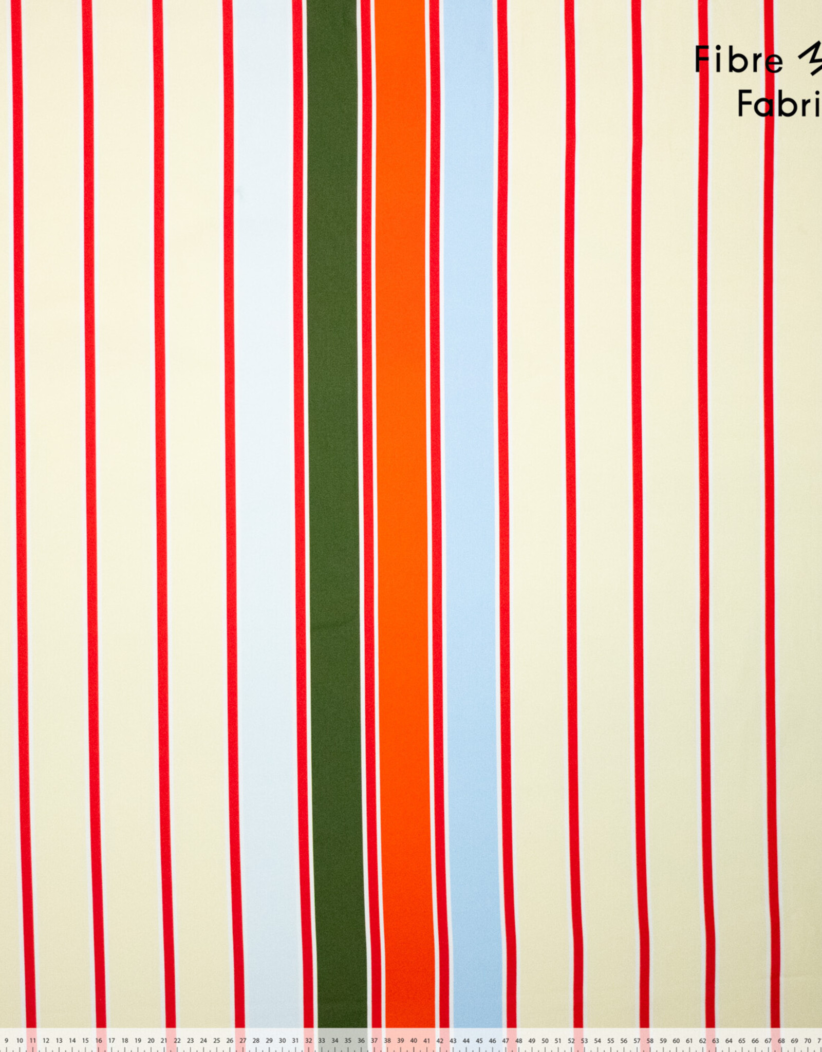 Fibre Mood Poplin Stripes - Sylva