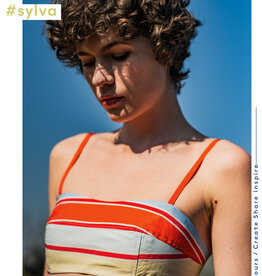 Fibre Mood Poplin Stripes - Sylva