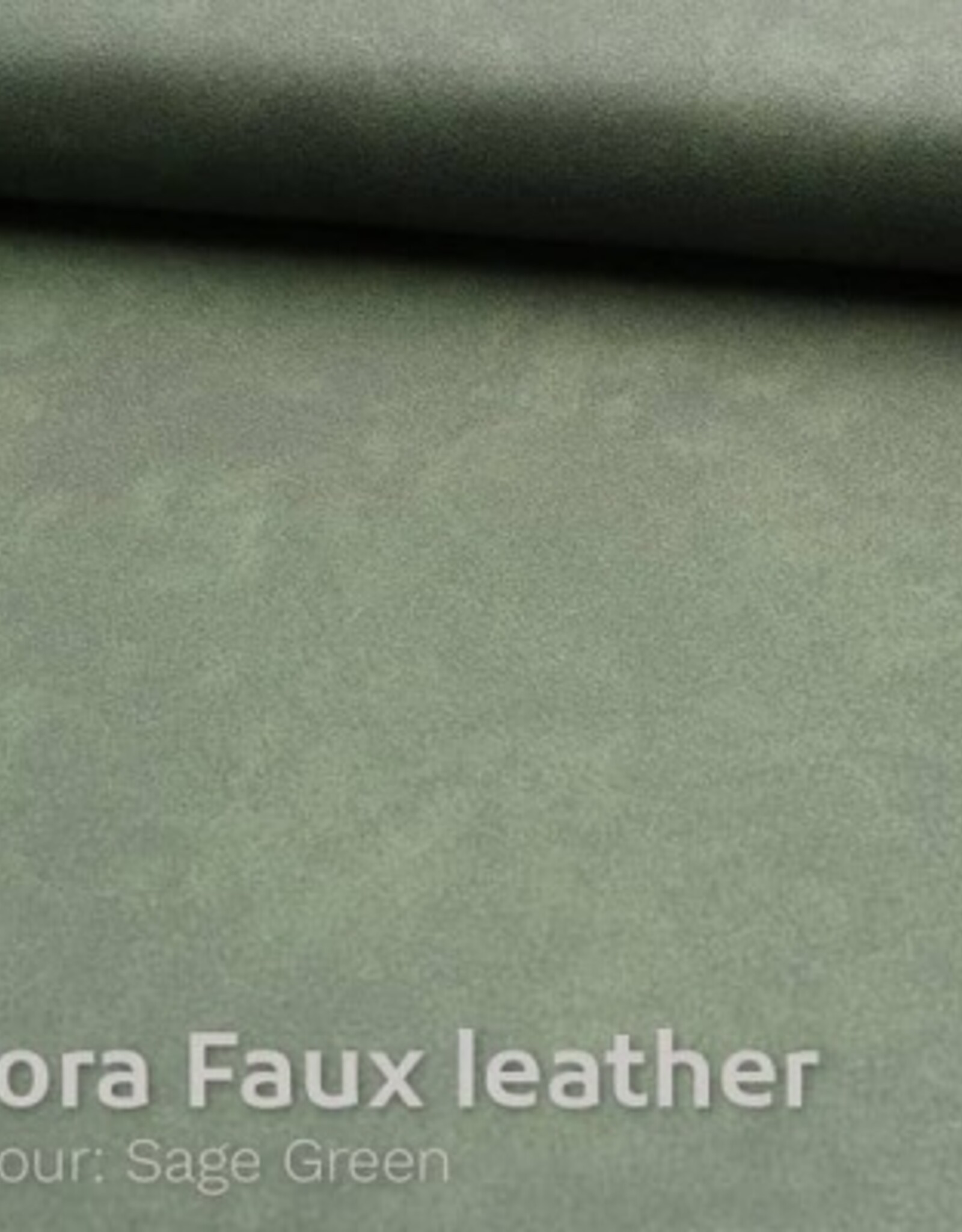 Mora Kunstleer - Sage green