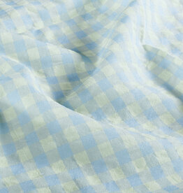 Seersucker - Vichy - Licht Blauw