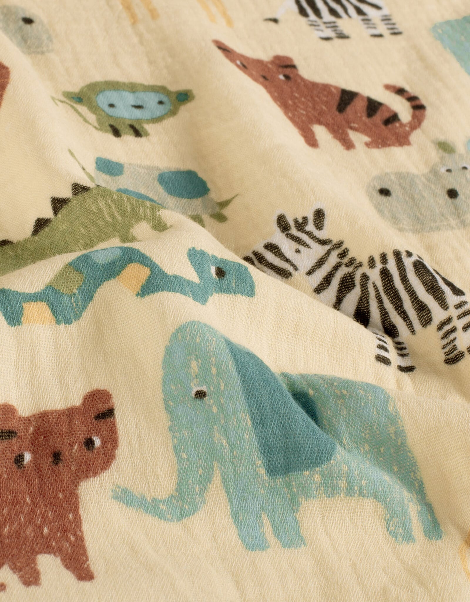 Double Gauze - Happy Zoo