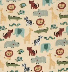 Double Gauze - Happy Zoo