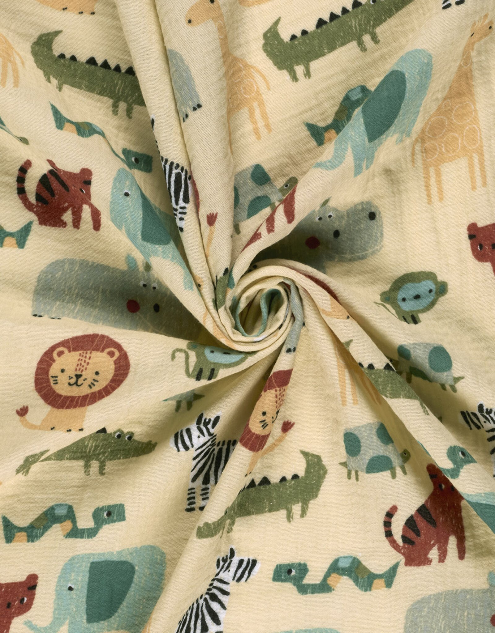 Double Gauze - Happy Zoo