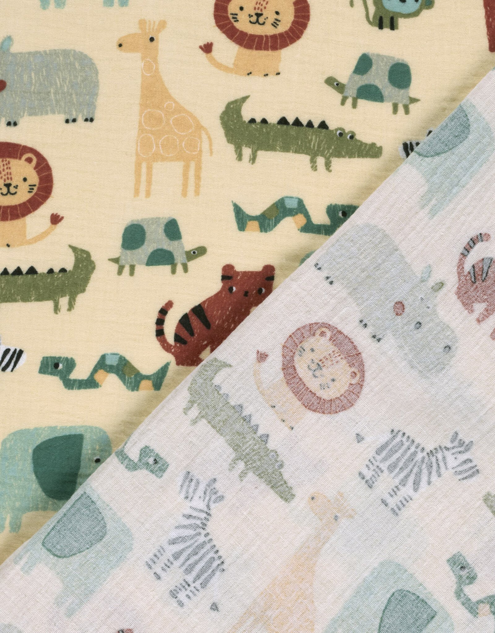 Double Gauze - Happy Zoo