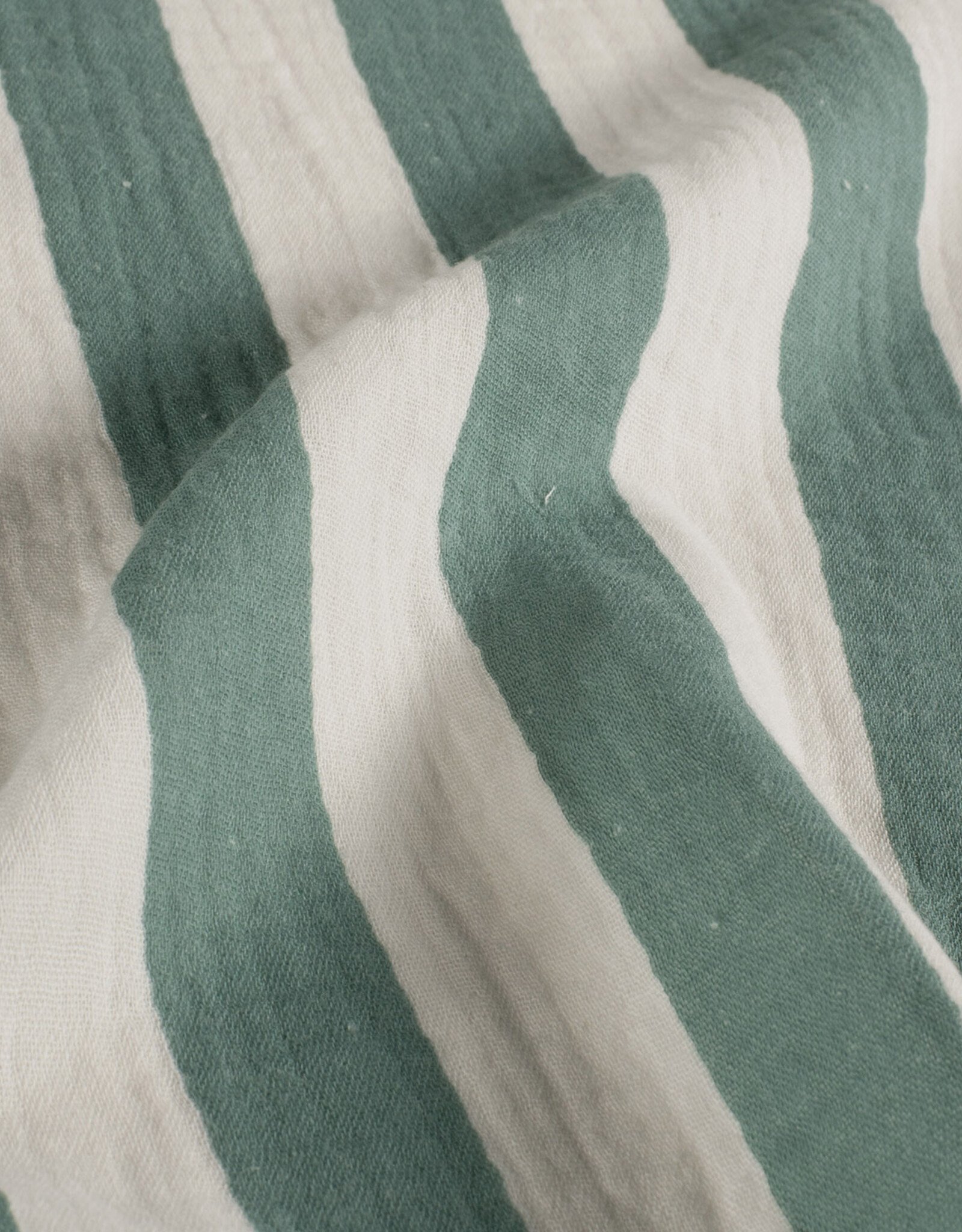 Double Gauze - Stripes Teal