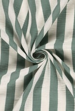 Double Gauze - Stripes Teal