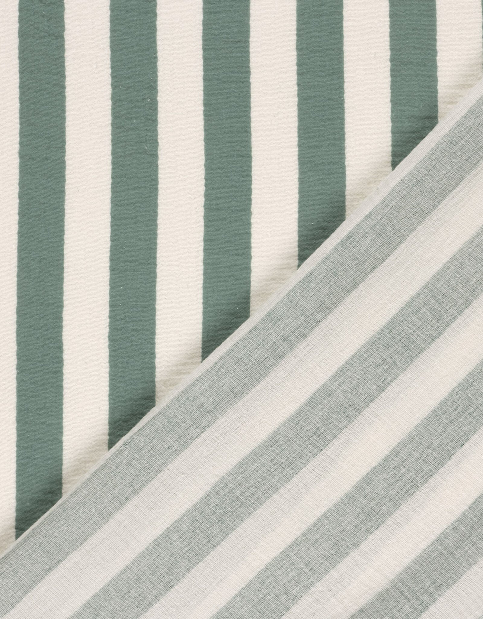 Double Gauze - Stripes Teal