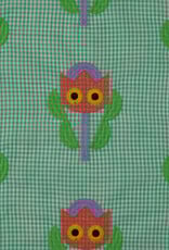 Katoen broderie - Tulip Groen