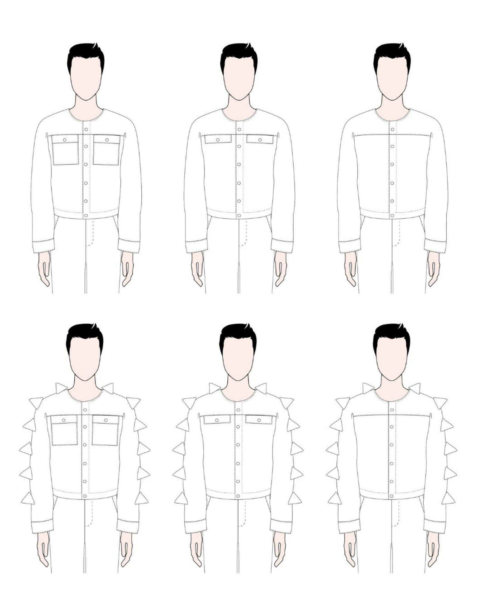 notches Patroon - JORDY vest