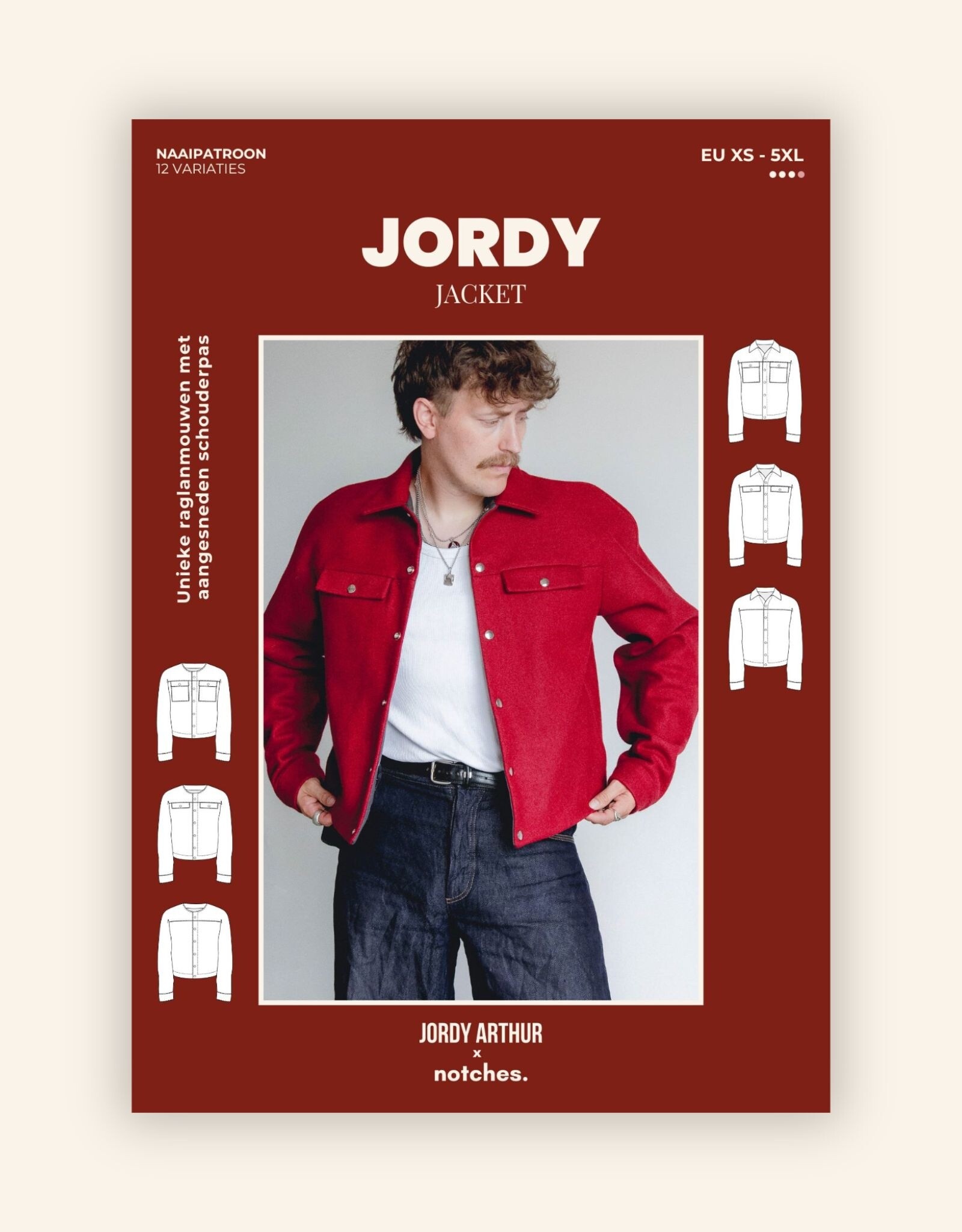 notches Patroon - JORDY vest