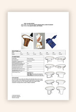 notches Patroon - FILIPPA tas