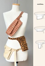 notches Patroon - FILIPPA tas