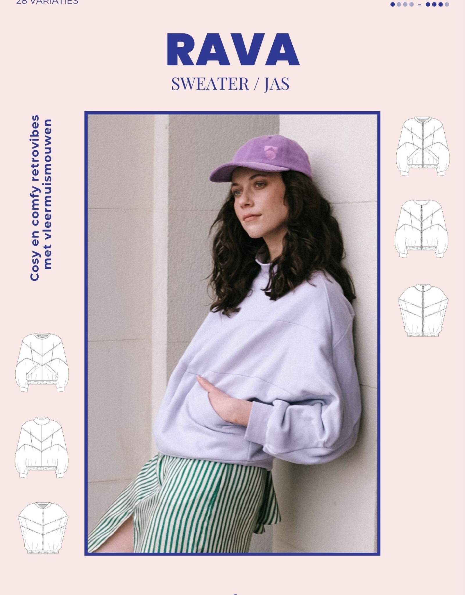 notches Patroon - RAVA jas en sweater