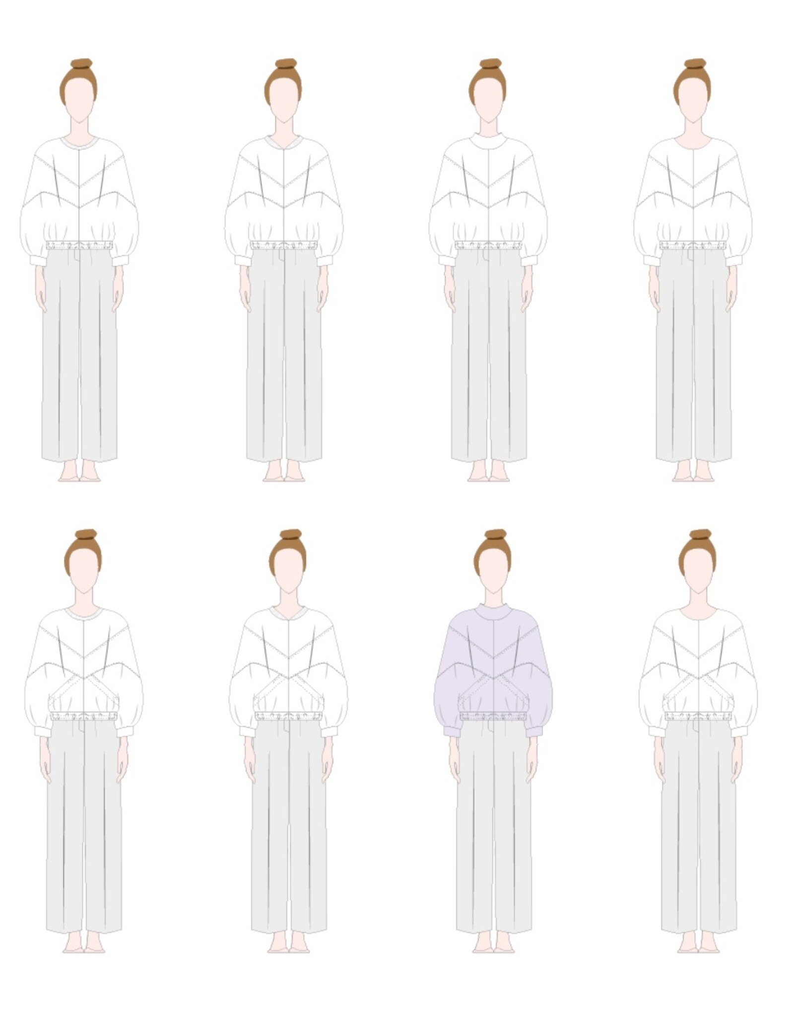 notches Patroon - RAVA jas en sweater