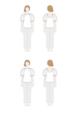 notches Patroon - ODELL Top en Jurk