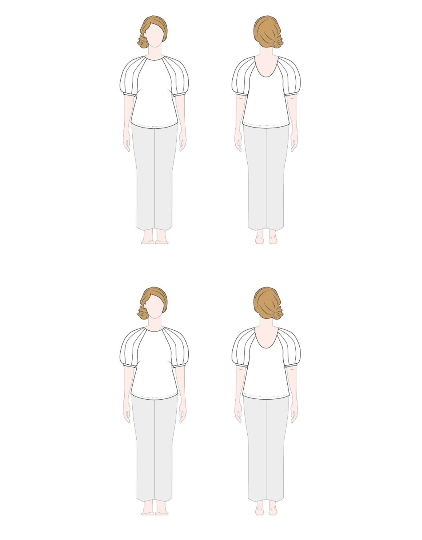 notches Patroon - ODELL Top en Jurk