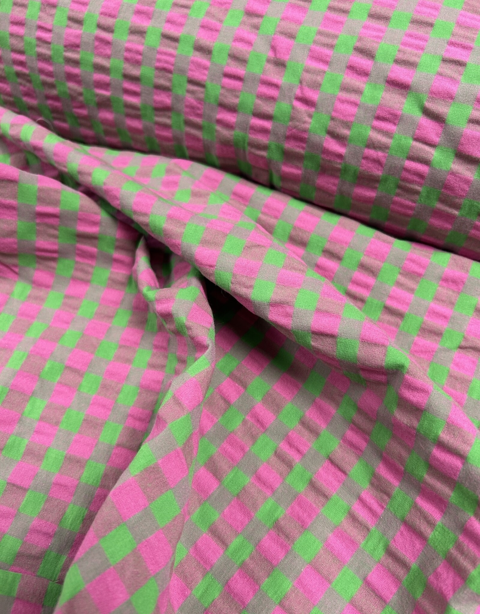 Seersucker - Happy Pink