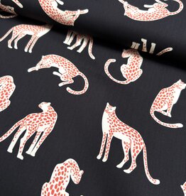 Poplin - Wild Weave - Black