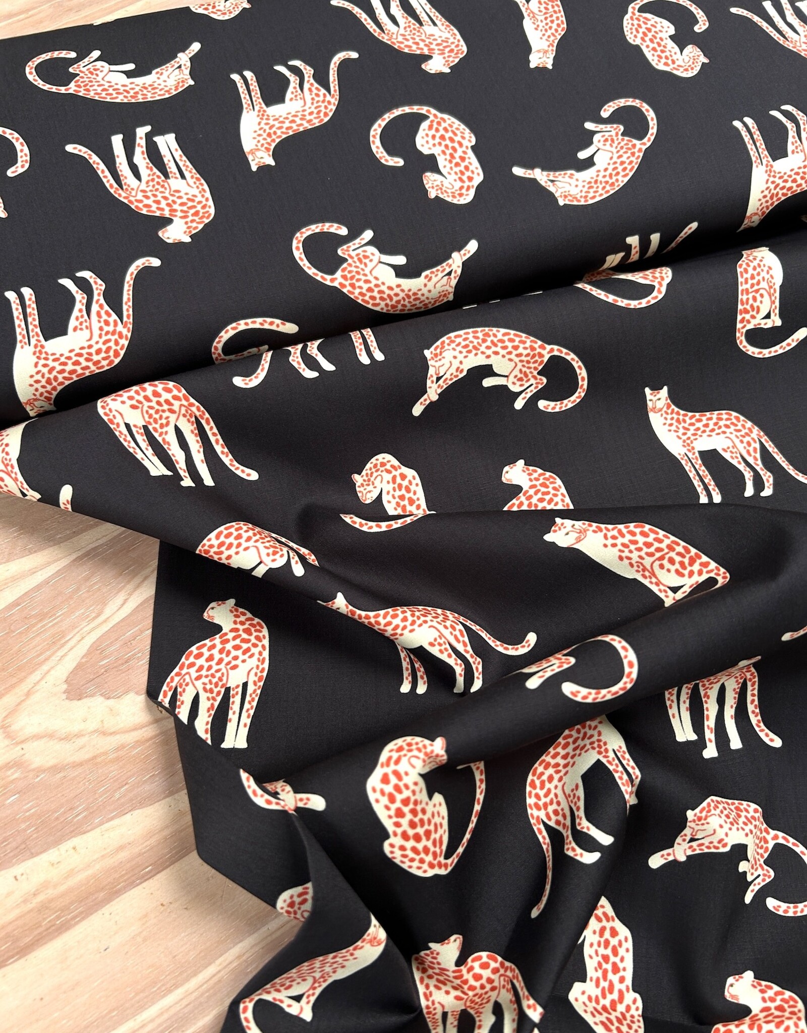 Poplin - Wild Weave - Black