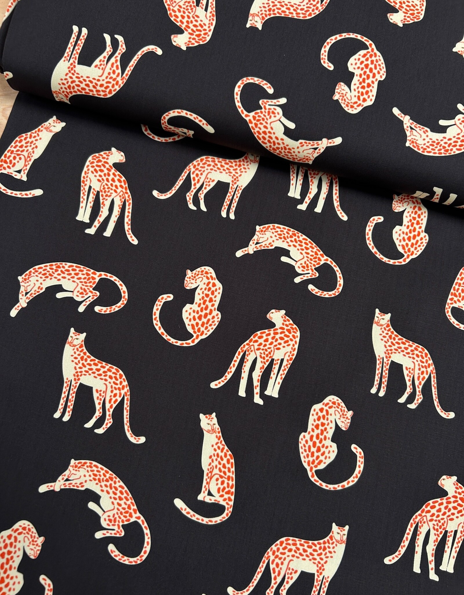 Poplin - Wild Weave - Black