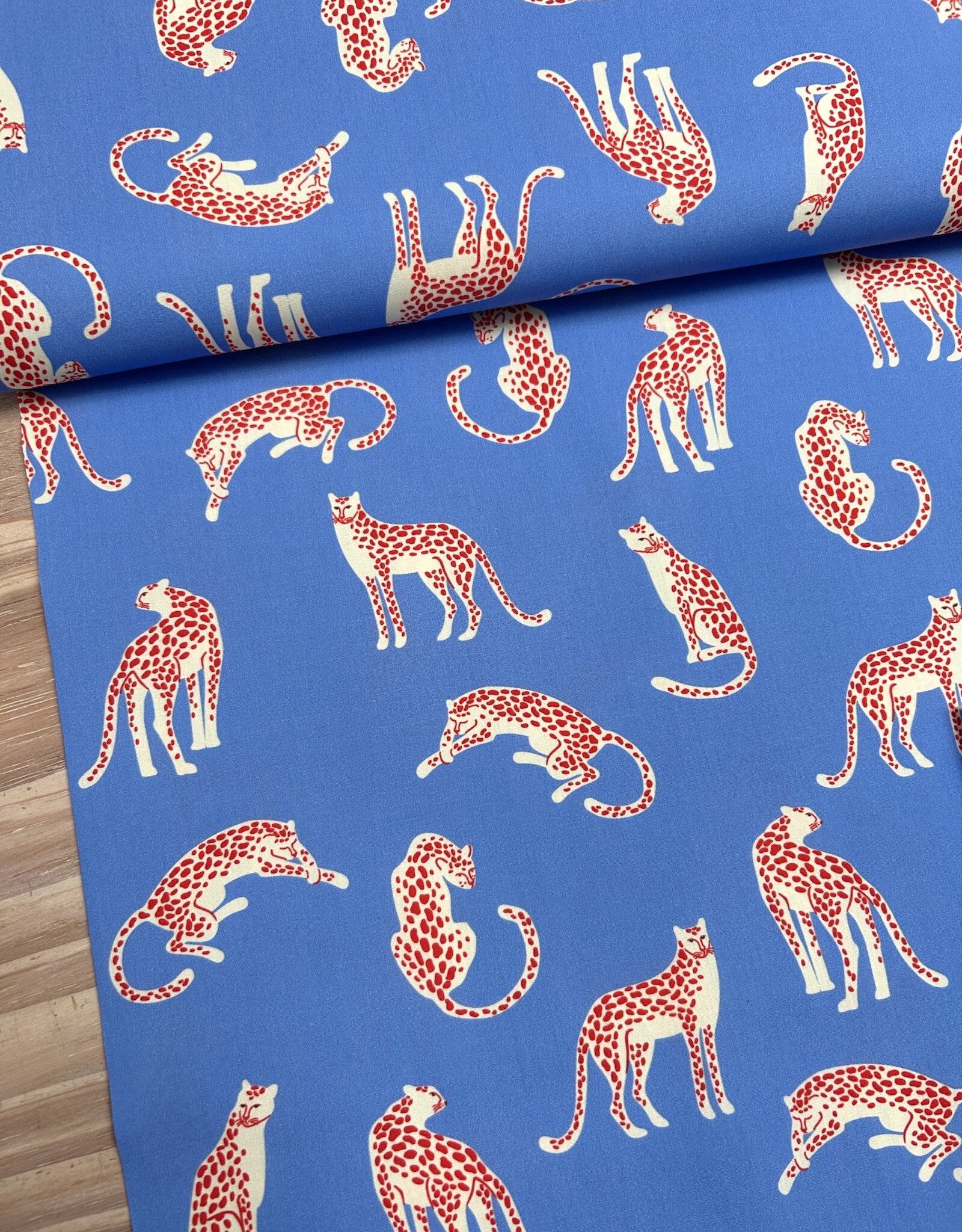 Poplin - Wild Weave - Blue