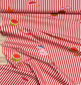 Poplin - Ticket to the sun - Red