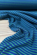 Tricot - Streepjes - Blauw en Groen