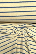 Spons met streep - Botergeel en blauw