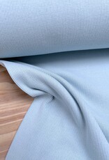 Stevige boordstof met ribbel - Sky Blue