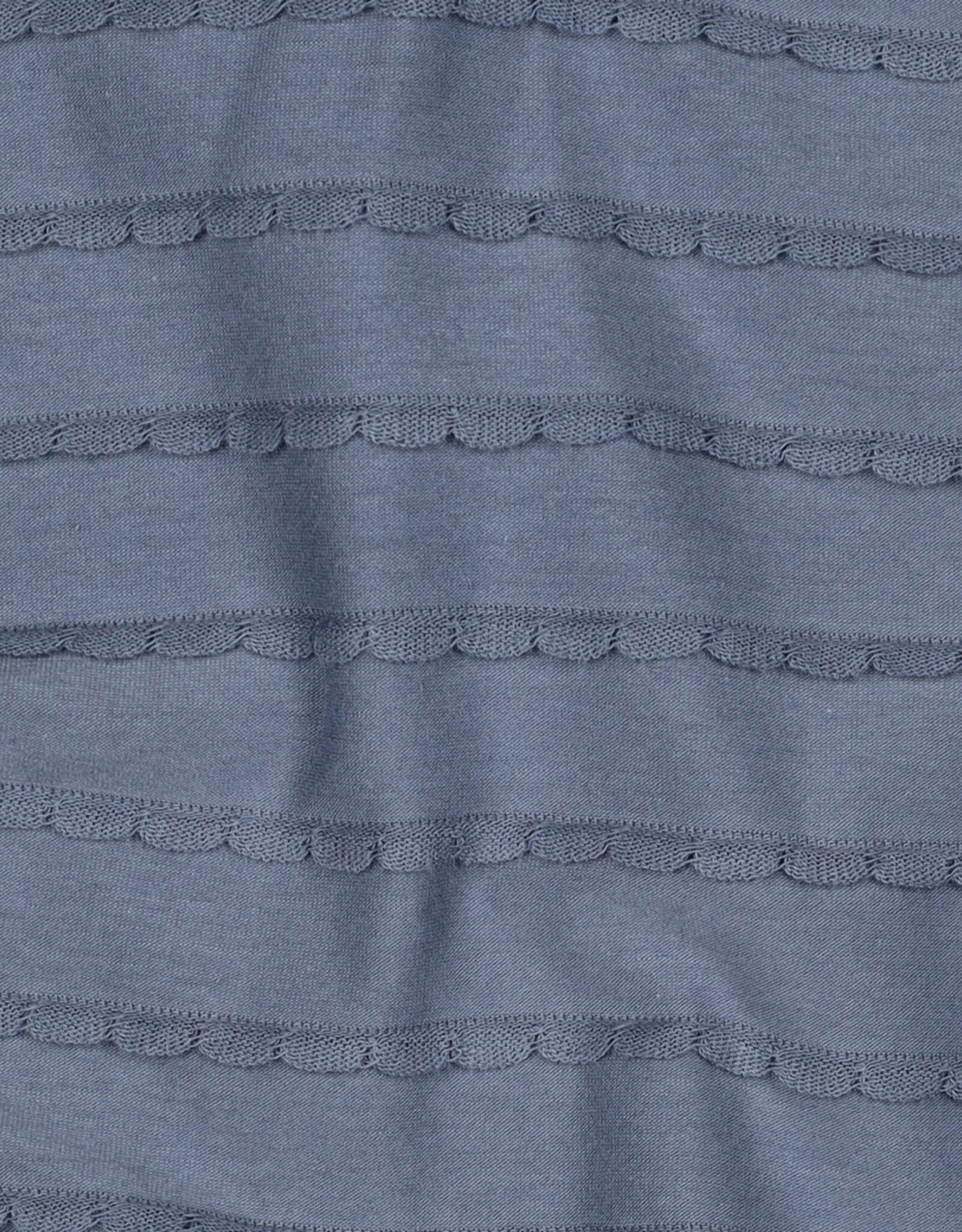 Tricot Schulpjes - Jeans Blauw