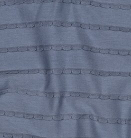 Tricot Schulpjes - Jeans Blauw