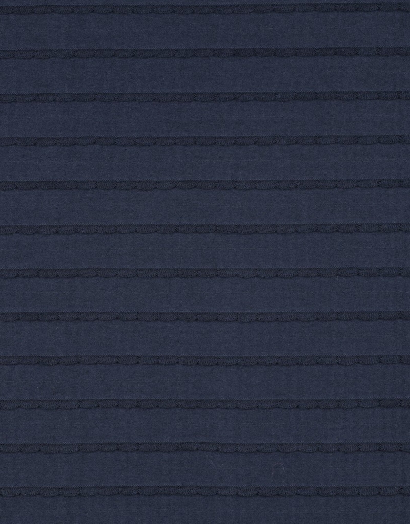Tricot Schulpjes - Marine Blauw