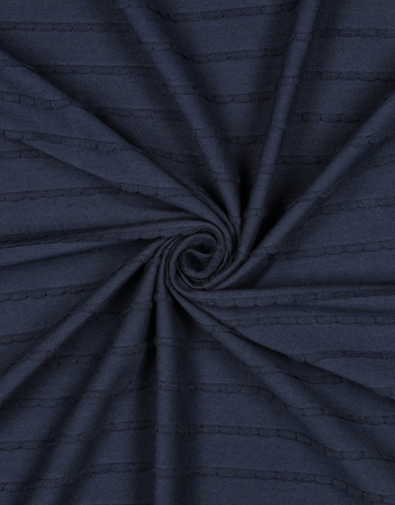 Tricot Schulpjes - Marine Blauw