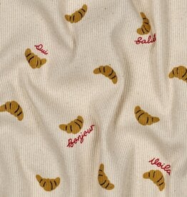 Rib Jersey - Croissants