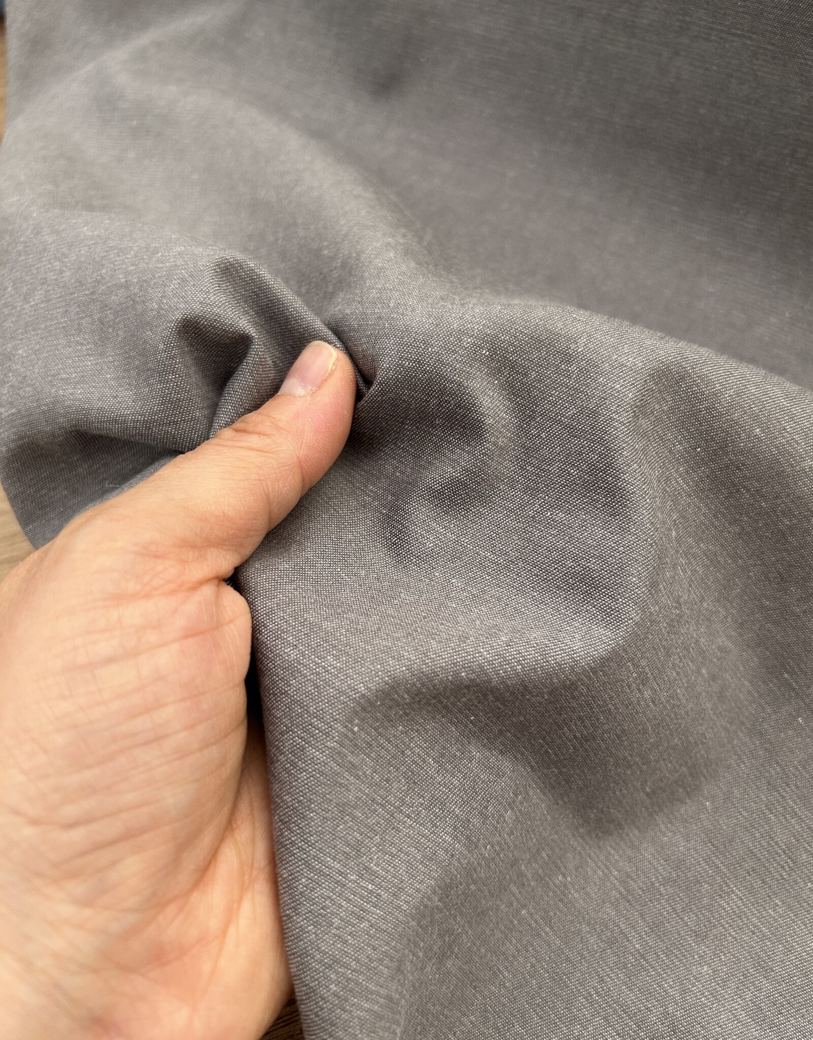 Chambray -  Grijs Melee