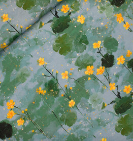 See You at Six Double Gauze - Marsh Marigolds