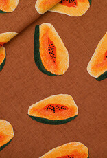 See You at Six Linen Viscose Blend - Papayas