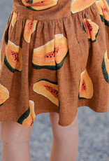 See You at Six Linen Viscose Blend - Papayas