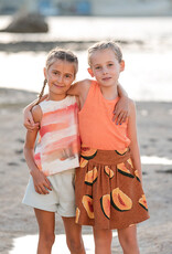 See You at Six Linen Viscose Blend - Ember Horizon