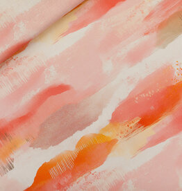 See You at Six Linen Viscose Blend - Ember Horizon