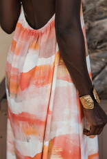 See You at Six Linen Viscose Blend - Ember Horizon