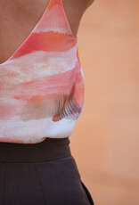 See You at Six Linen Viscose Blend - Ember Horizon