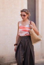 See You at Six Linen Viscose Blend - Ember Horizon