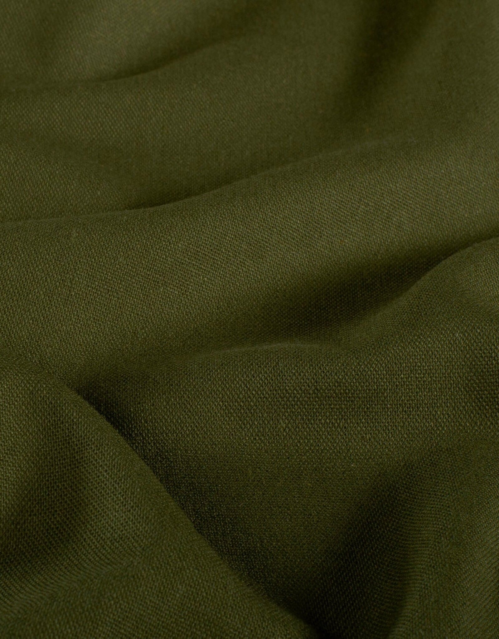 Linnen Viscose - Kakigroen