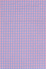 Seersucker - Vichy - Sky & Pink