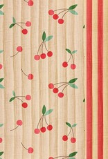 Stepper Double Gauze - Cherry & Stripes